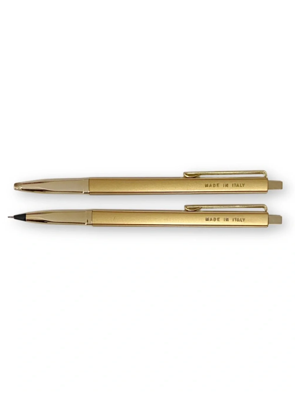 Vintage 1976 Montreal Olympics Gold Tone Pen and Pencil Set with COJO 76 Case
